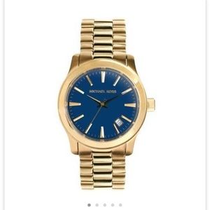 Michael Kors MK7049 Runway Blue Dial Watch